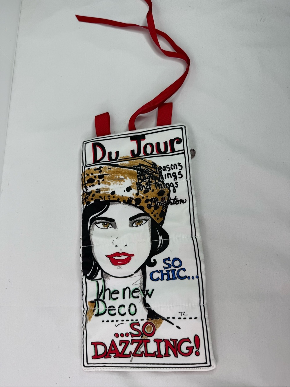 Brighton Chic Du Jour Travel Jewelry Roll Cache Storage Travel Case